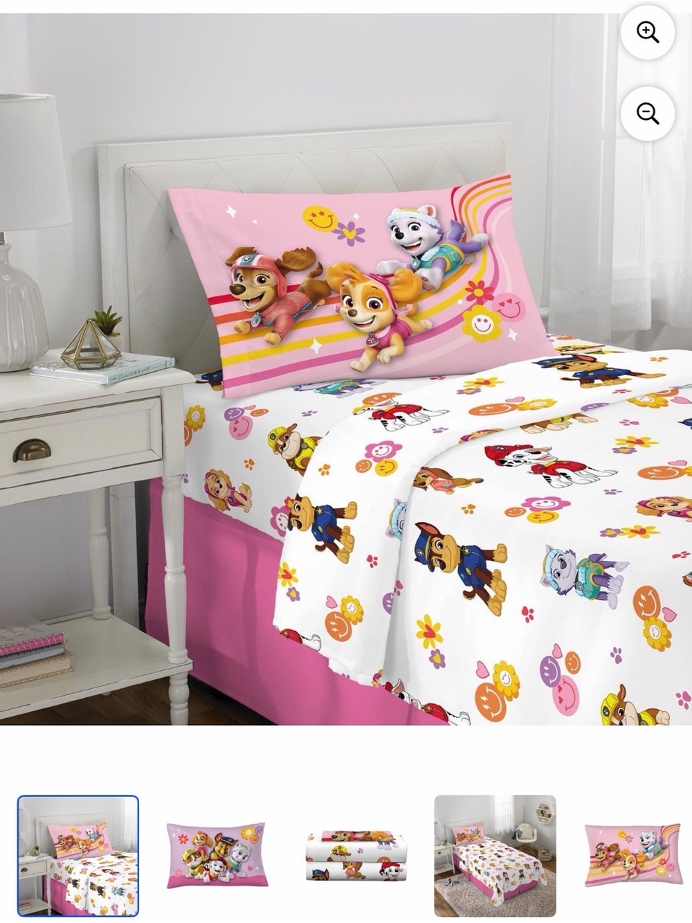 Paw Patrol Pawsome Fun Twin Sheet Set | Brand New